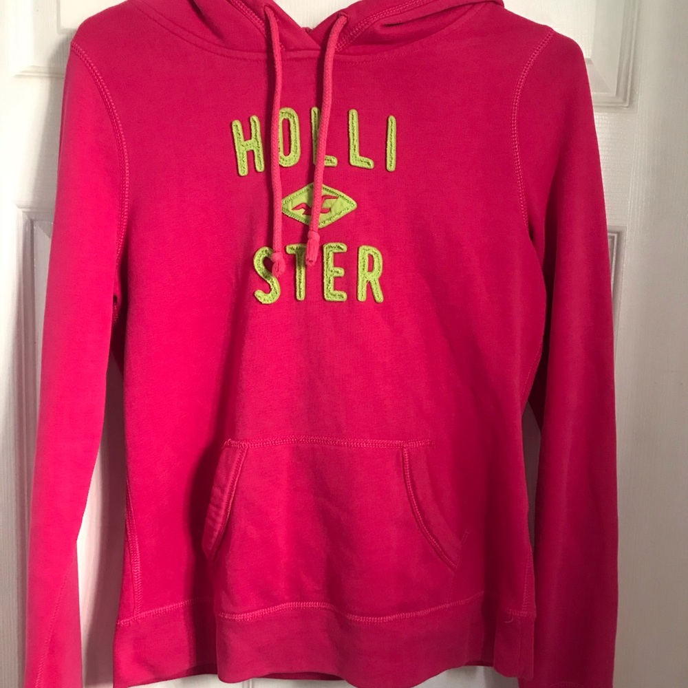 Pink hoodie